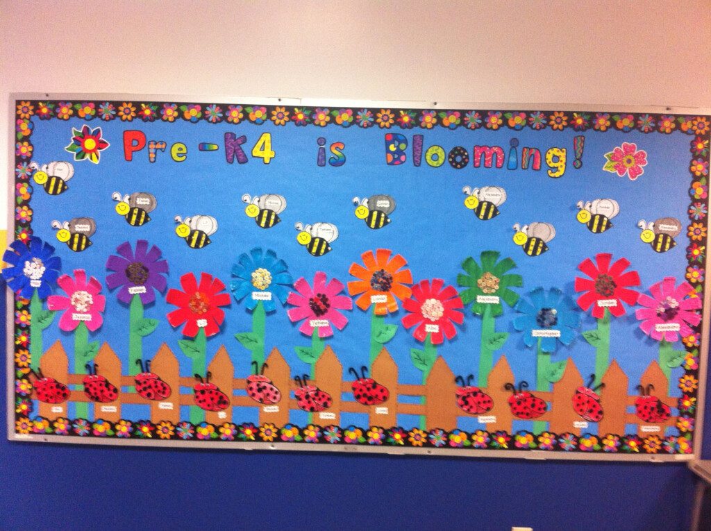 Spring Bulletin Board Kindergarten Spring Projects Spring Bulletin 