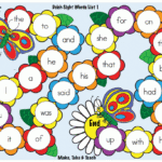 Spring Themed Sight Word Game Boards Make Take Teach