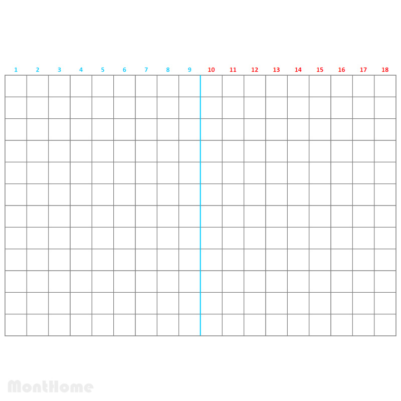 Subtraction Strip Board MontHome