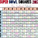 Super Bowl Squares 2017 Venus Trapped In Mars Dallas