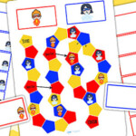 Superhero Themed Editable Board Game teacher Made