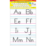 TEP1858 Trend Basic Alphabet Bulletin Board Set Learning Theme