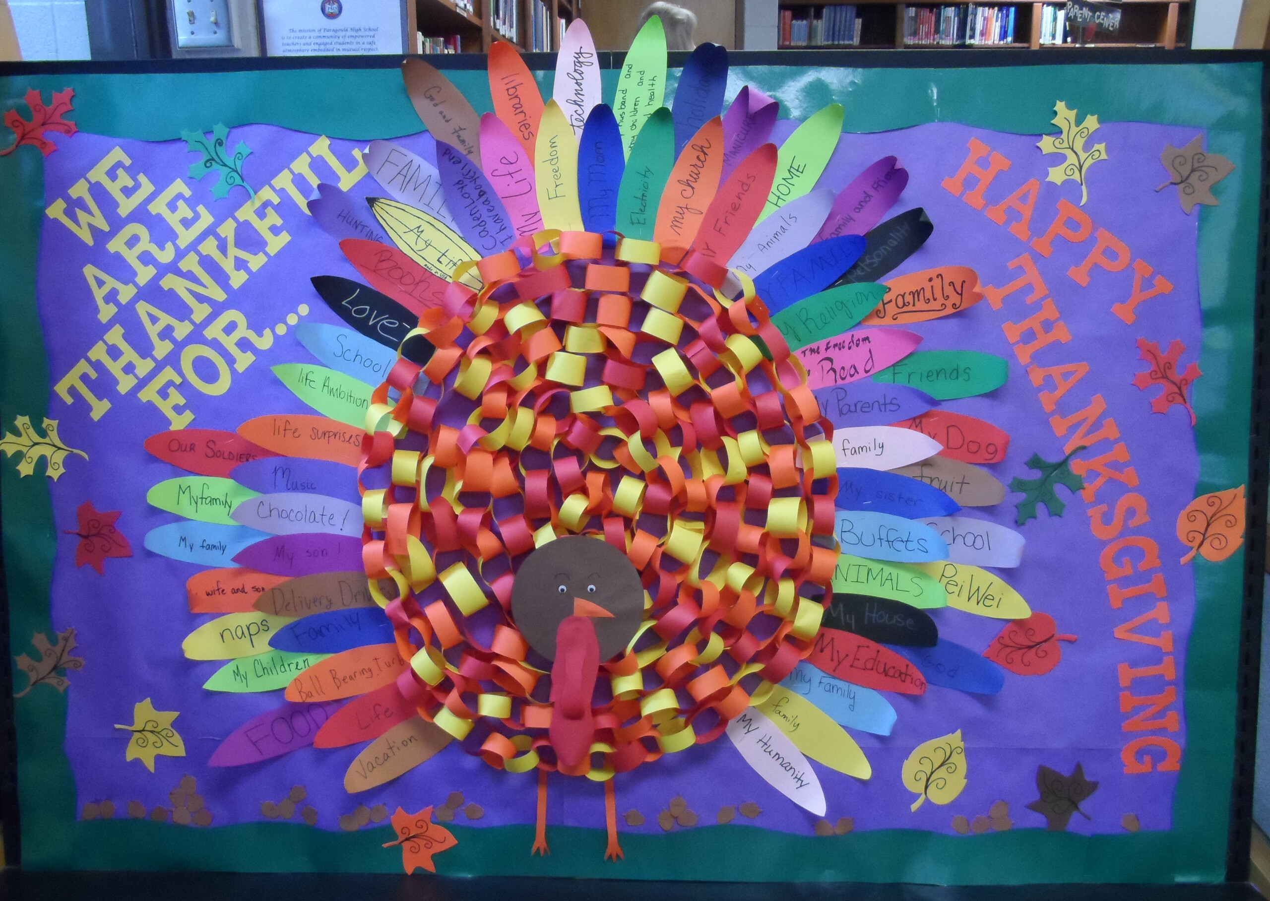 Thanksgiving Bulletin Board Pics4Learning