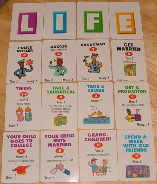 The Game Of Life Card Game Image BoardGameGeek