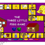 THE THREE LITTLE PIGS BOARD GAME ESL Worksheet By Jaimehm75