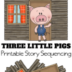 Three Little Pigs Story Sequencing Printable Cards Little Pigs Fairy