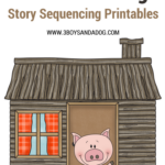 Three Little Pigs Story Sequencing Printable Cards Little Pigs Three