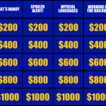 Thursday May 6 2010 Board 1 Jeopardy Template Everyday Math