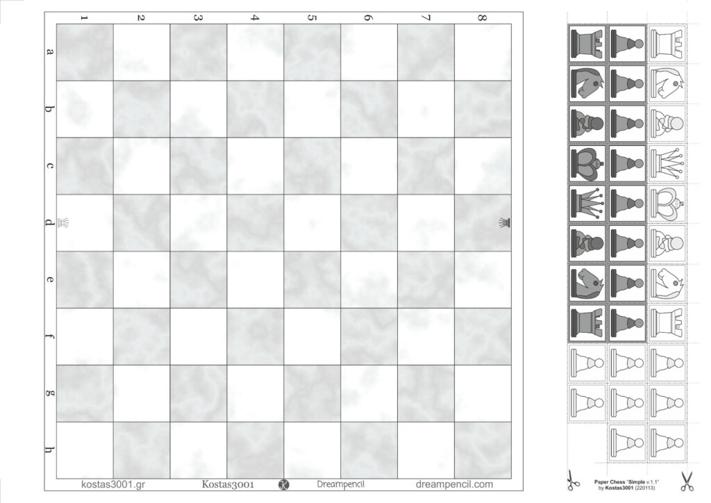 Top Chess Board Printable Roy Blog