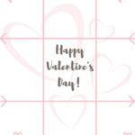 Valentine s Day Tic Tac Toe Board Free Printable A Hundred Affections