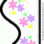 Www preschoolprintables Bulletin Board Boarder Snowflakes